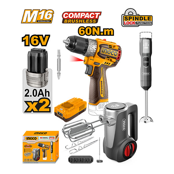 BATER. BORM.+MIKS+MELNIK. 3/1 - INGCO CKLI1638